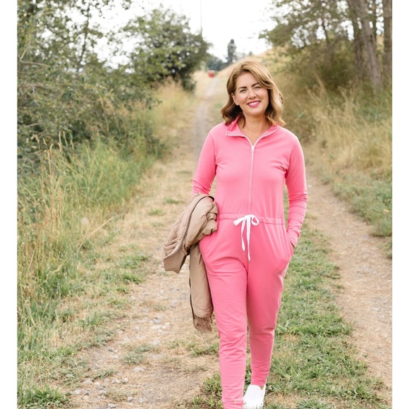 Smash + Tess Pants - Jillian Harris X SMASH + TESS SHAY ROMPER IN GINGER PINK New with Tag